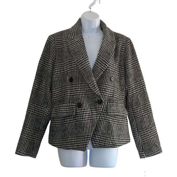 Anthropologie Houndstooth blazer by Avec Les Filles - L - NWT - Picture 2 of 8